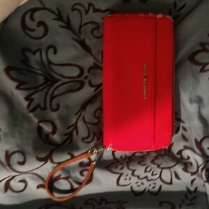 Donna Karan Vibrant Red Wristlet